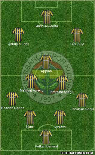 Fenerbahçe SK Formation 2017