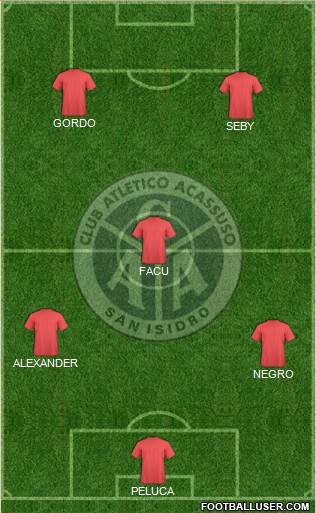 Acassuso football formation