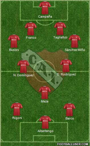 Independiente Formation 2017