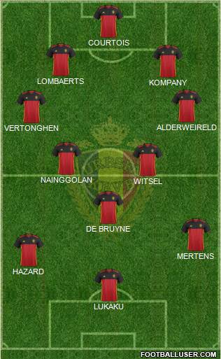 Belgium Formation 2017