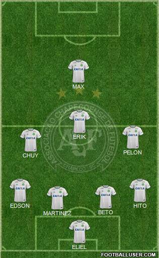 A Chapecoense F football formation