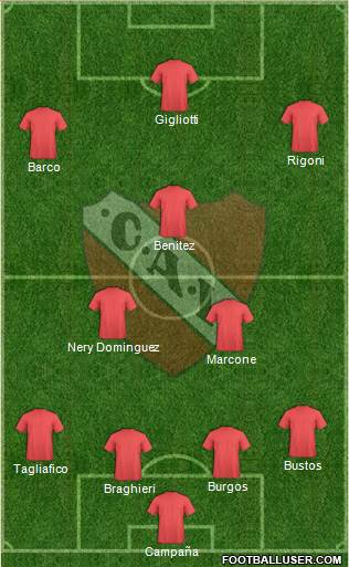 Independiente Formation 2017