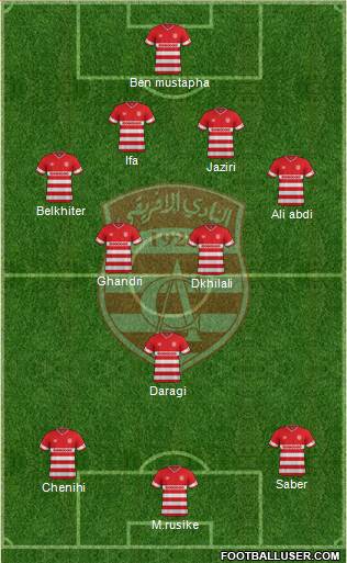Club Africain Tunis Formation 2017