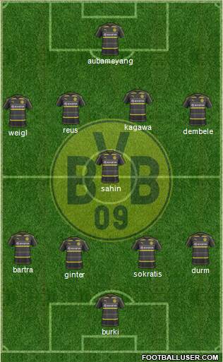 Borussia Dortmund Formation 2017