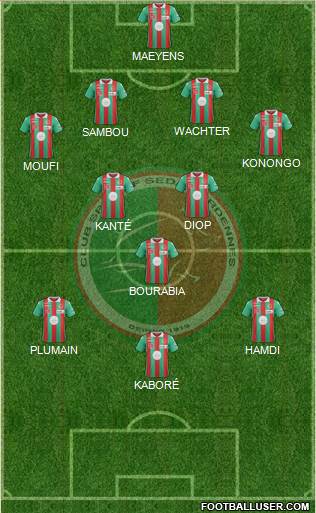 Club Sportif Sedan Ardennes Formation 2017
