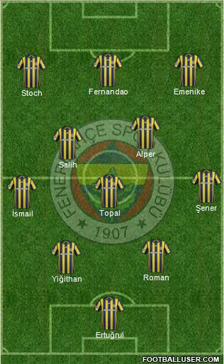 Fenerbahçe SK Formation 2017