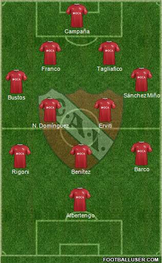 Independiente Formation 2017
