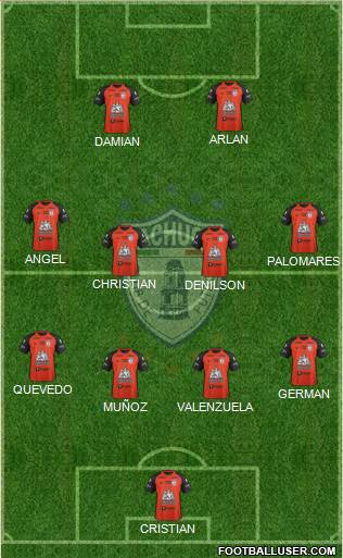 Club Deportivo Pachuca Formation 2017