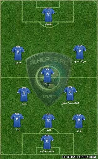Al-Hilal (KSA) Formation 2017