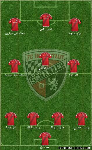 FC Ingolstadt 04 Formation 2017