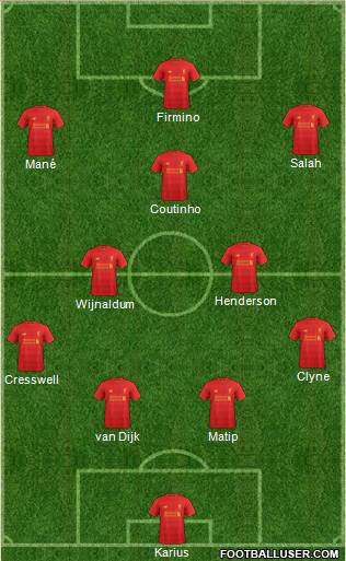 Liverpool Formation 2017
