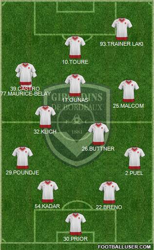FC Girondins de Bordeaux Formation 2017