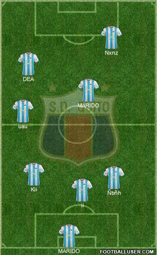 S Deportivo Quito Formation 2017
