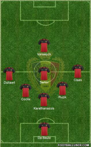 Belgium Formation 2017