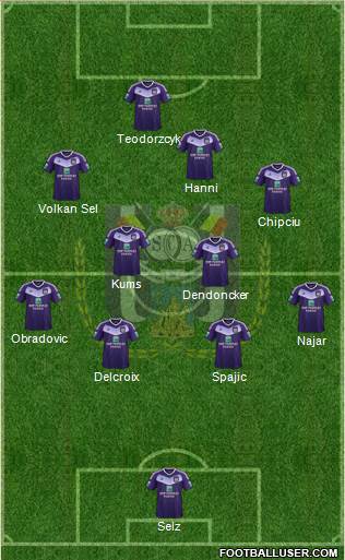 RSC Anderlecht Formation 2017