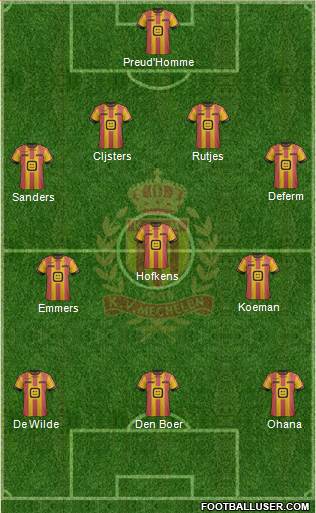 Yellow Red KV Mechelen Formation 2017