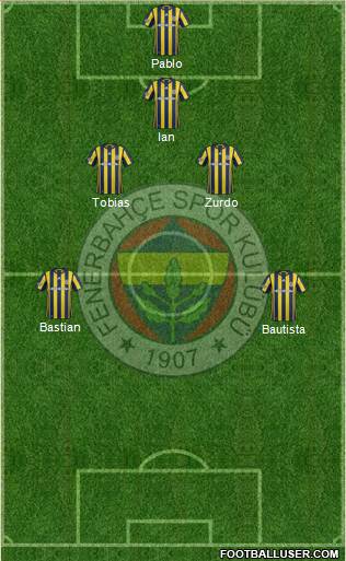 Fenerbahçe SK Formation 2017