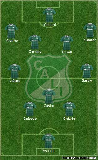 AC Deportivo Cali Formation 2017