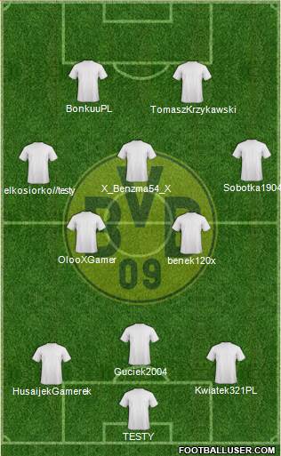 Borussia Dortmund Formation 2017