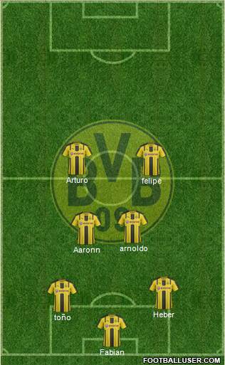 Borussia Dortmund Formation 2017