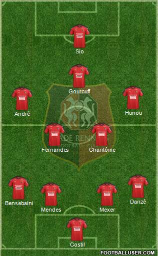 Stade Rennais Football Club Formation 2017