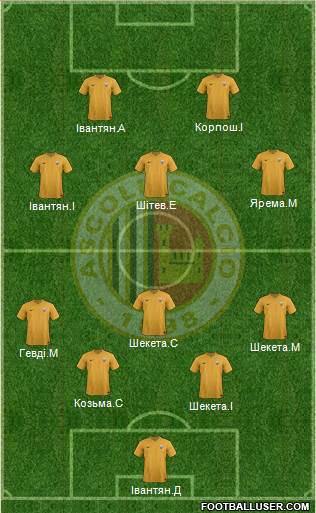 Ascoli football formation