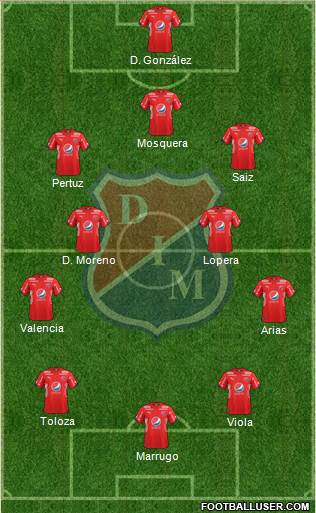 CD Independiente Medellín Formation 2017