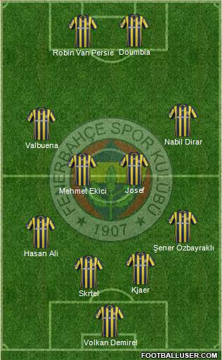 Fenerbahçe SK Formation 2017
