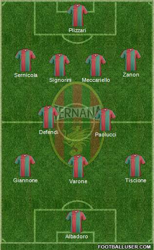 Ternana Formation 2017
