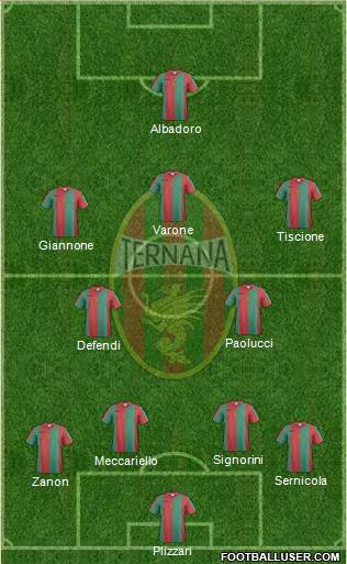 Ternana Formation 2017