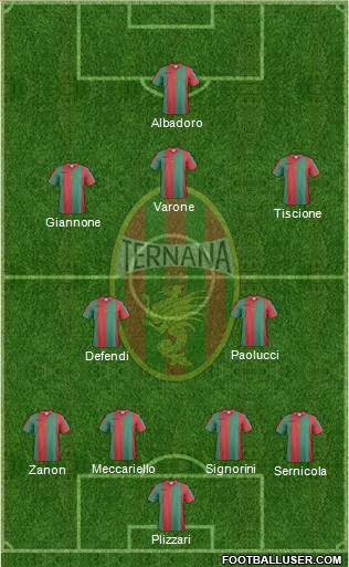 Ternana Formation 2017