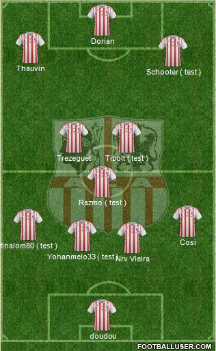 Athletic Club Ajaccien Football 4-3-3 football formation