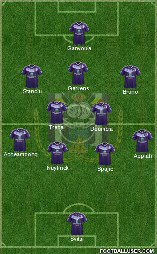 RSC Anderlecht Formation 2017