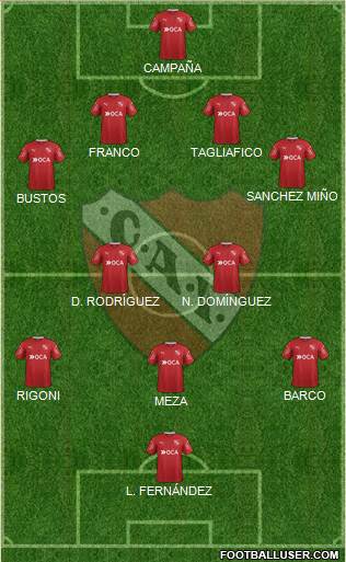 Independiente Formation 2017