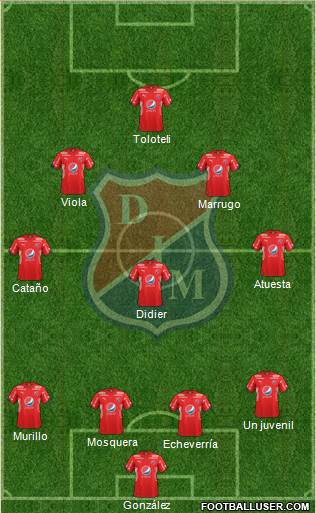 CD Independiente Medellín Formation 2017