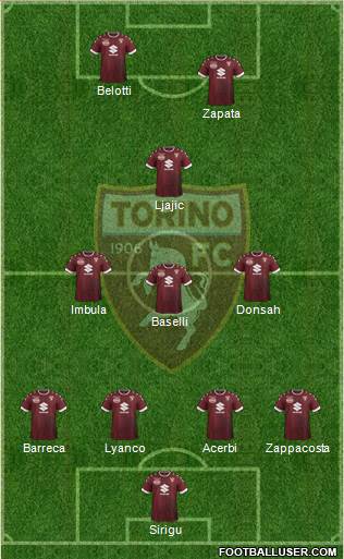 Torino Formation 2017