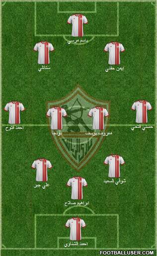 Zamalek Sporting Club football formation