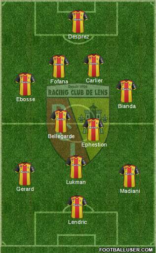 Racing Club de Lens Formation 2017