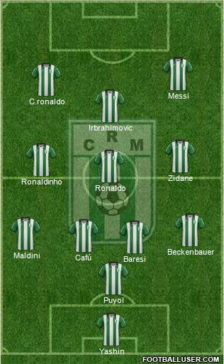 Racing Club de Montevideo football formation