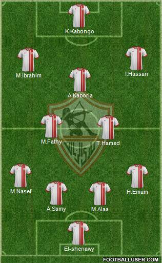 Zamalek Sporting Club football formation