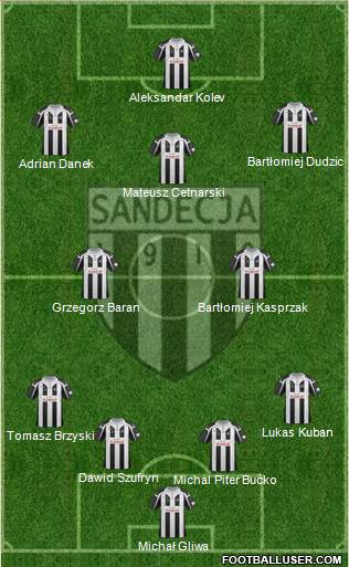 Sandecja Nowy Sacz Formation 2017