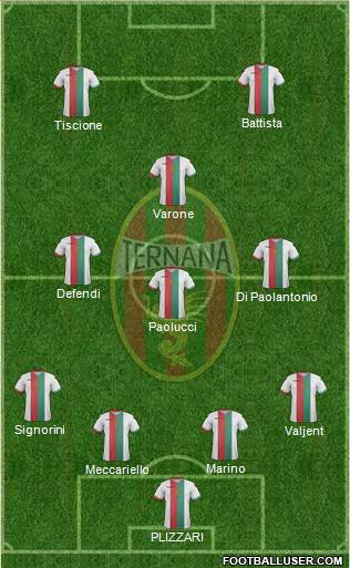 Ternana Formation 2017