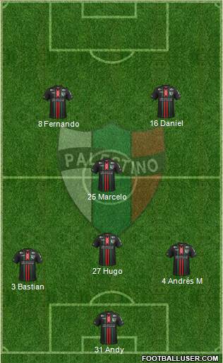 CD Palestino S.A.D.P. Formation 2017