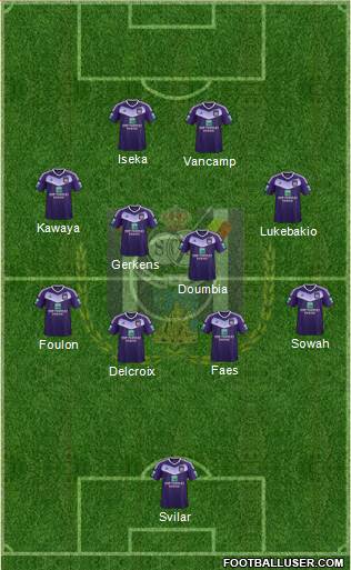 RSC Anderlecht Formation 2017