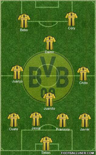 Borussia Dortmund Formation 2017