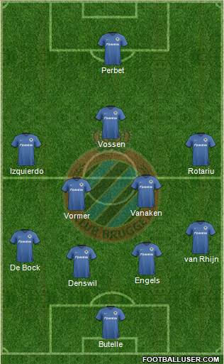 Club Brugge KV Formation 2017