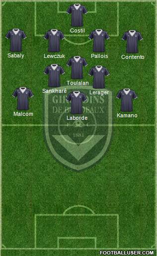 FC Girondins de Bordeaux Formation 2017