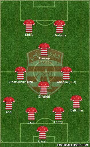 Club Africain Tunis Formation 2017