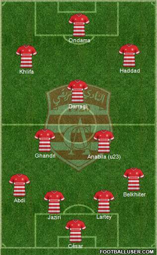 Club Africain Tunis Formation 2017