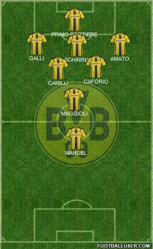 Borussia Dortmund Formation 2017